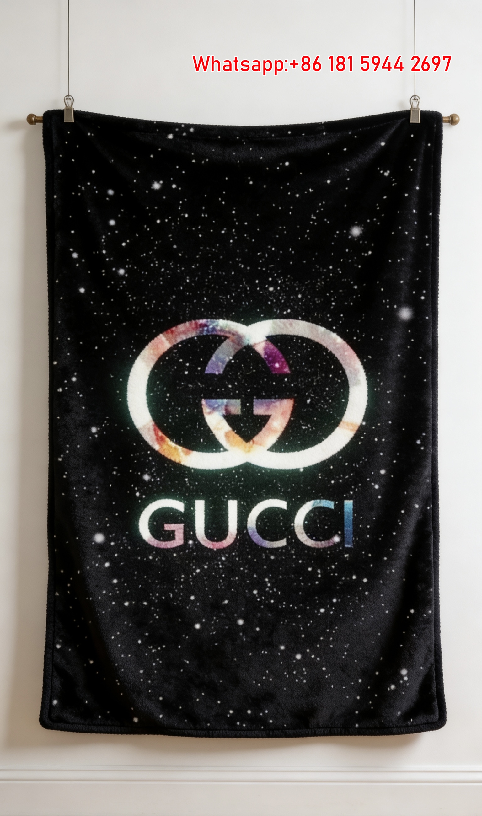 Gucci Cosmic Tapestry Gucci Galaxy Throw Blanket IMG_2891